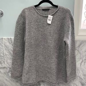 Jenni Kayne Boucle Sweater Grey XL BNWT